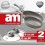 SET di 2 Padelle antiaderenti ad effetto pietra complete di coperchio in vetro dal diametro cm.24 e cm.28 Cuore di Pietra