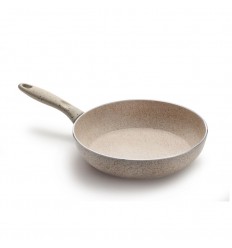 Padella antiaderente effetto pietra cm.32 - Granito Rosa