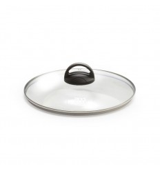 Coperchio in Vetro con bordo acciaio cm.30 - Natural Chic