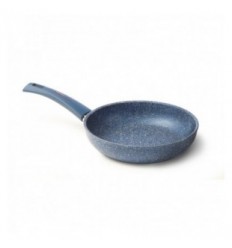 Padella antiaderente alto spessore blu puntinato cm.20 - Granito Blu
