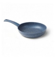 Padella antiaderente alto spessore blu puntinato cm.26 - Granito Blu