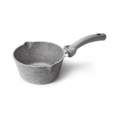 Casseruola conica antiaderente rivestimento in pietra 1 manico cm.16 - Cuore di Pietra