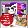 Pentola ALADINO Cuocitutto cm.24 + Teglia Pizza REGINA cm.31